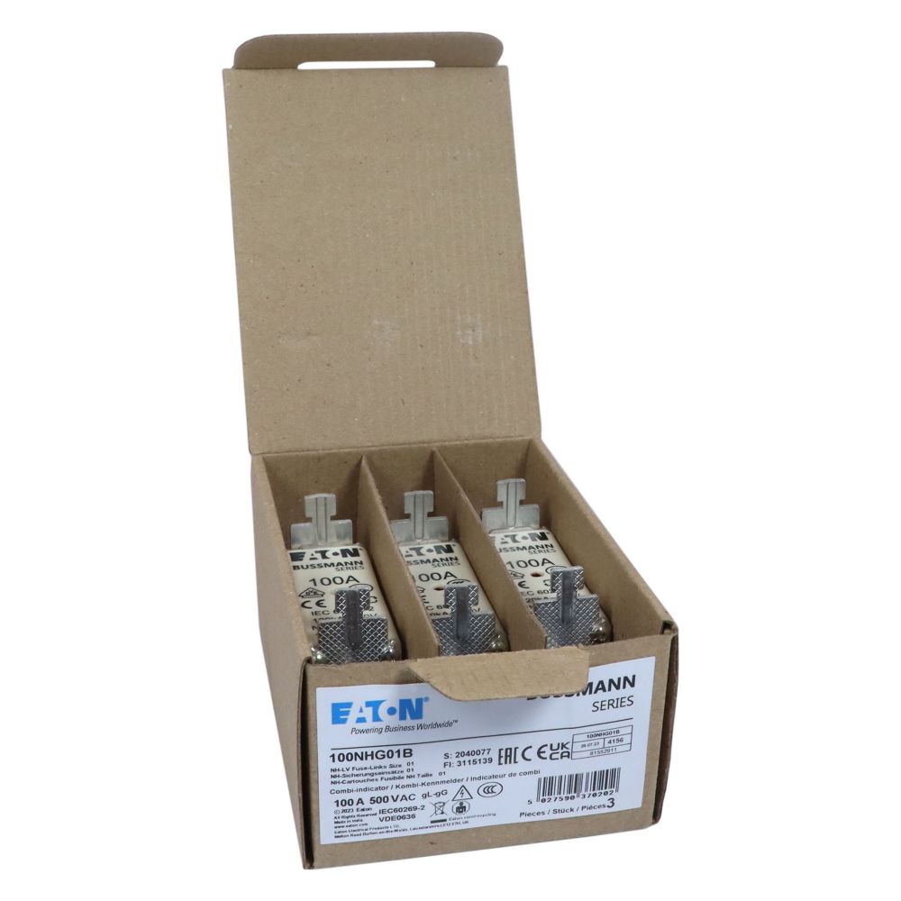 100A 500V GG/GL SIZE 01 NH FUSE