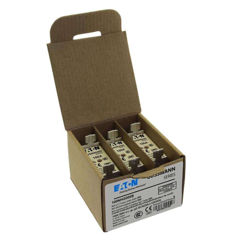 100A 500V GG/GL SIZE 000 NH FUSE