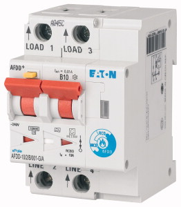 Arc Fault Detection Device, 2p, B, 10 A, 10 mA, type G/A